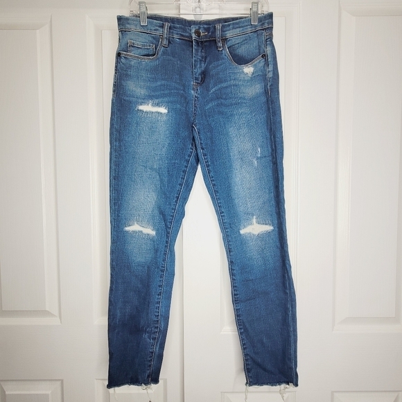 Blank NYC Mid Rise Skinny Distressed Jeans Size 28 - Picture 1 of 6